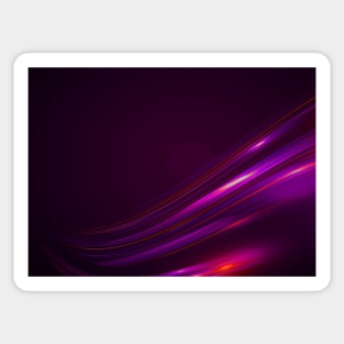 Digital Design - Purple Abstract Strips Sticker